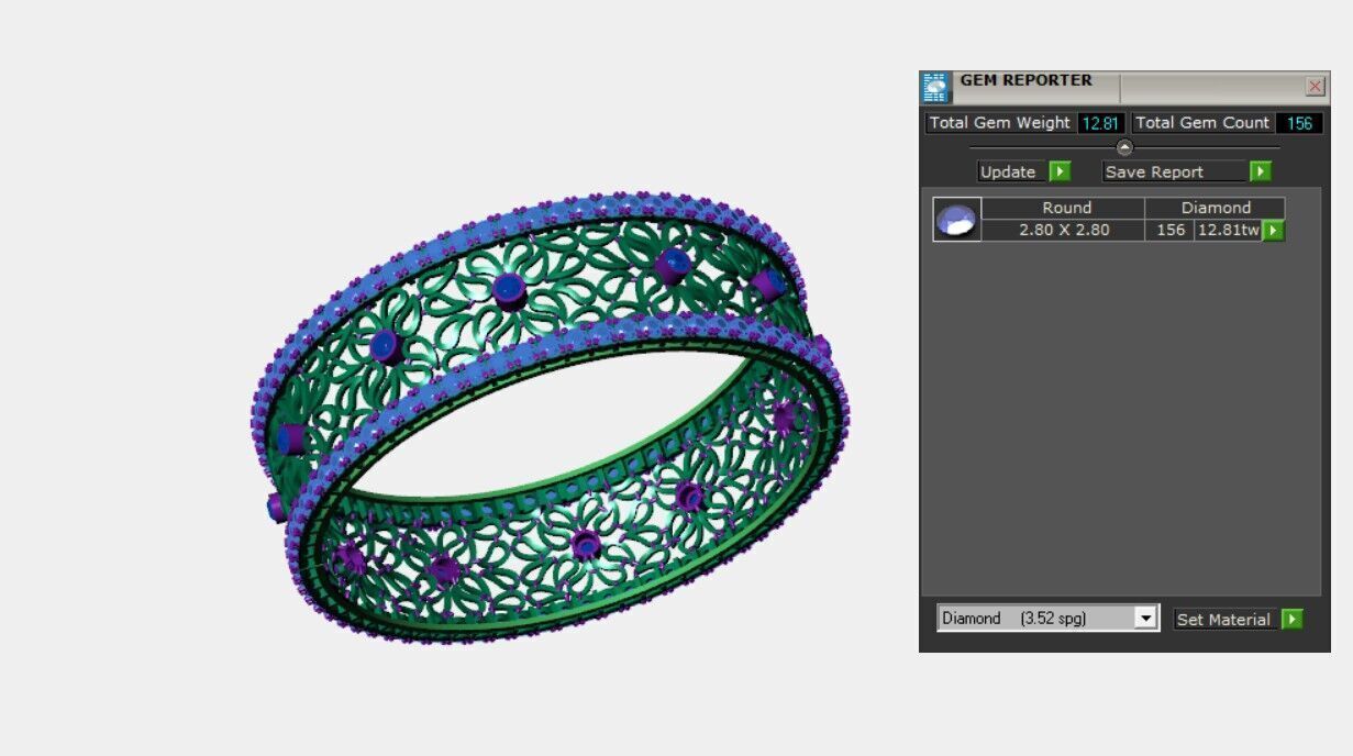 Fashion Bracelets 3D print model_3