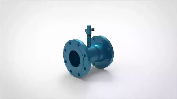 Flange full bore ball valve