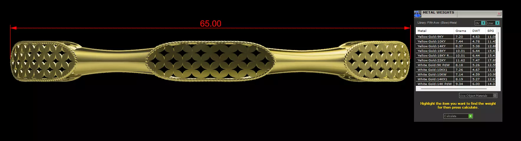 bangle 3D print model_0