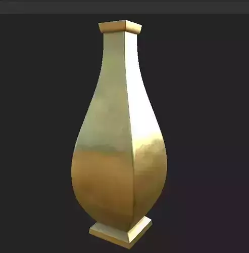 Golden Vase 3D model