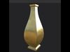 Golden Vase 3D model_1