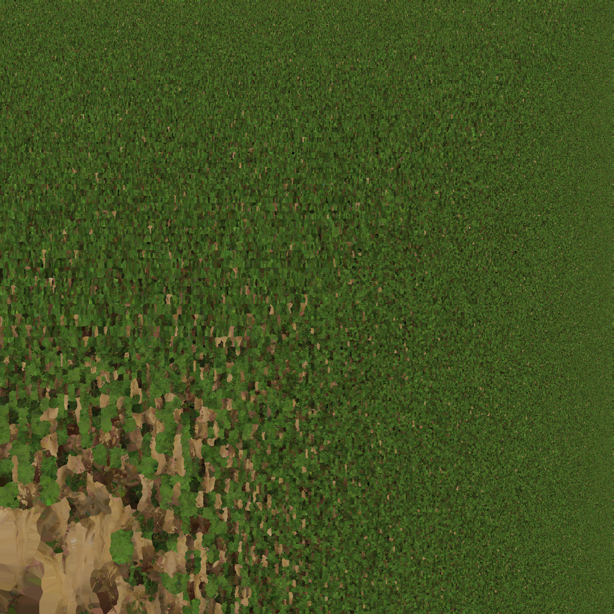 Realistic Stylized Oak with Roots and Branches Low-poly 3D model_4