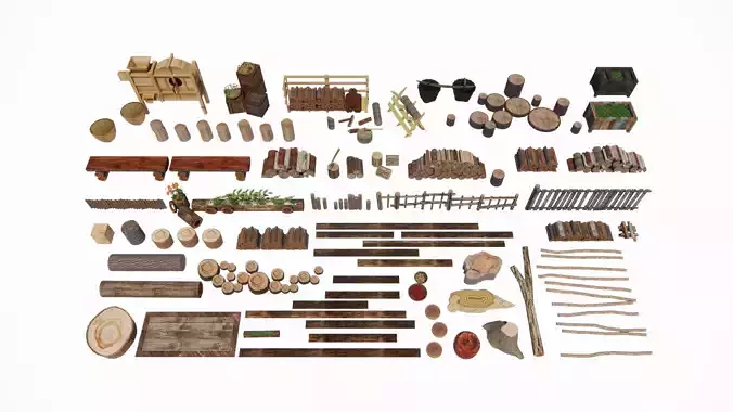 wooden stake tree stump