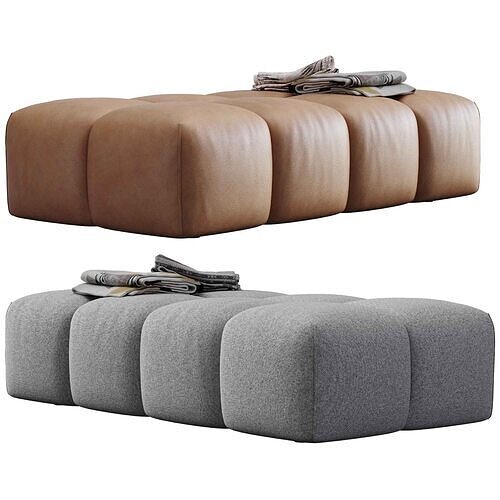Chaise Longue Brik By Bonaldo 3D model