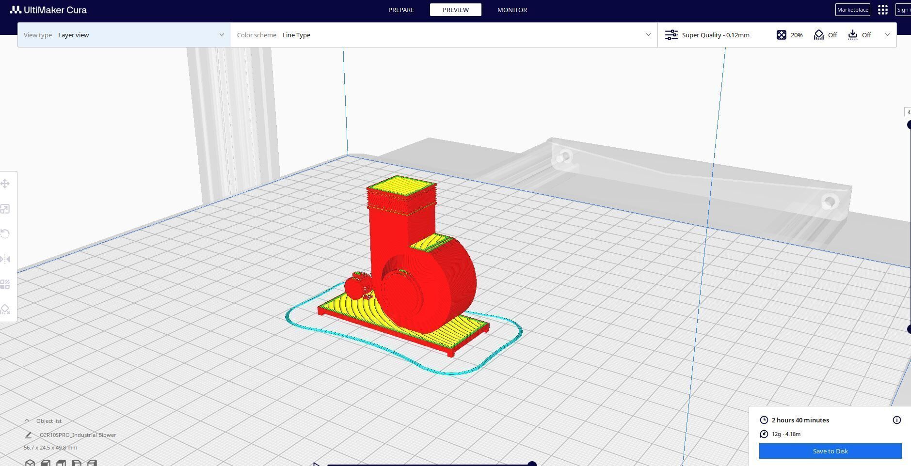 Industrial blower 3D print model_1