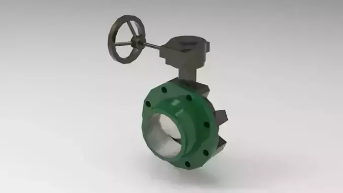 gear operated butterfly valve