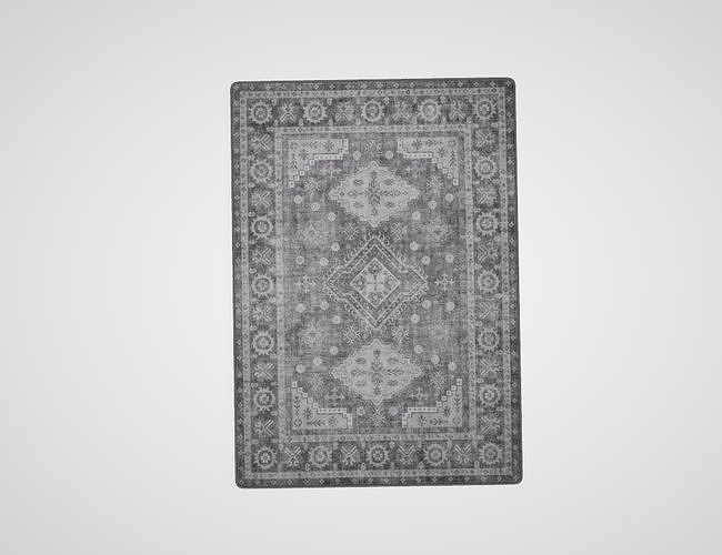 5x7 Rugs for Bedroom 3D model