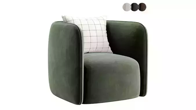 Fauteuil Coso Armchair 3D model