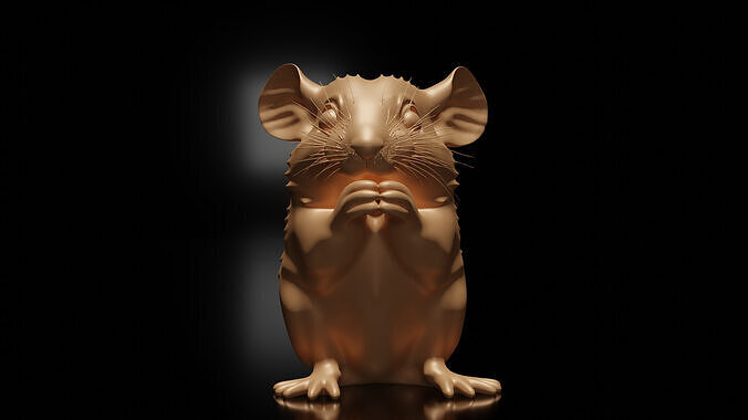 Rat 3d model 3D print model