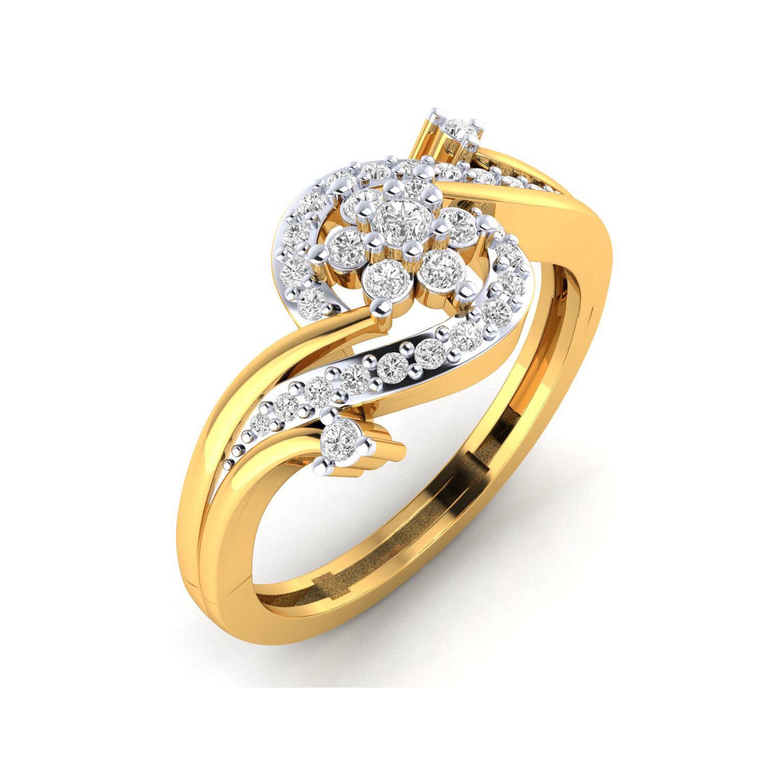 Women Ring Render 3dm STL MTL SLC JCD OBJ FBX Details 3D print model_4