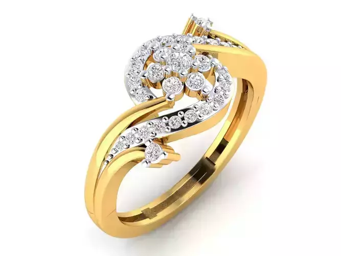 Women Ring Render 3dm STL MTL SLC JCD OBJ FBX Details