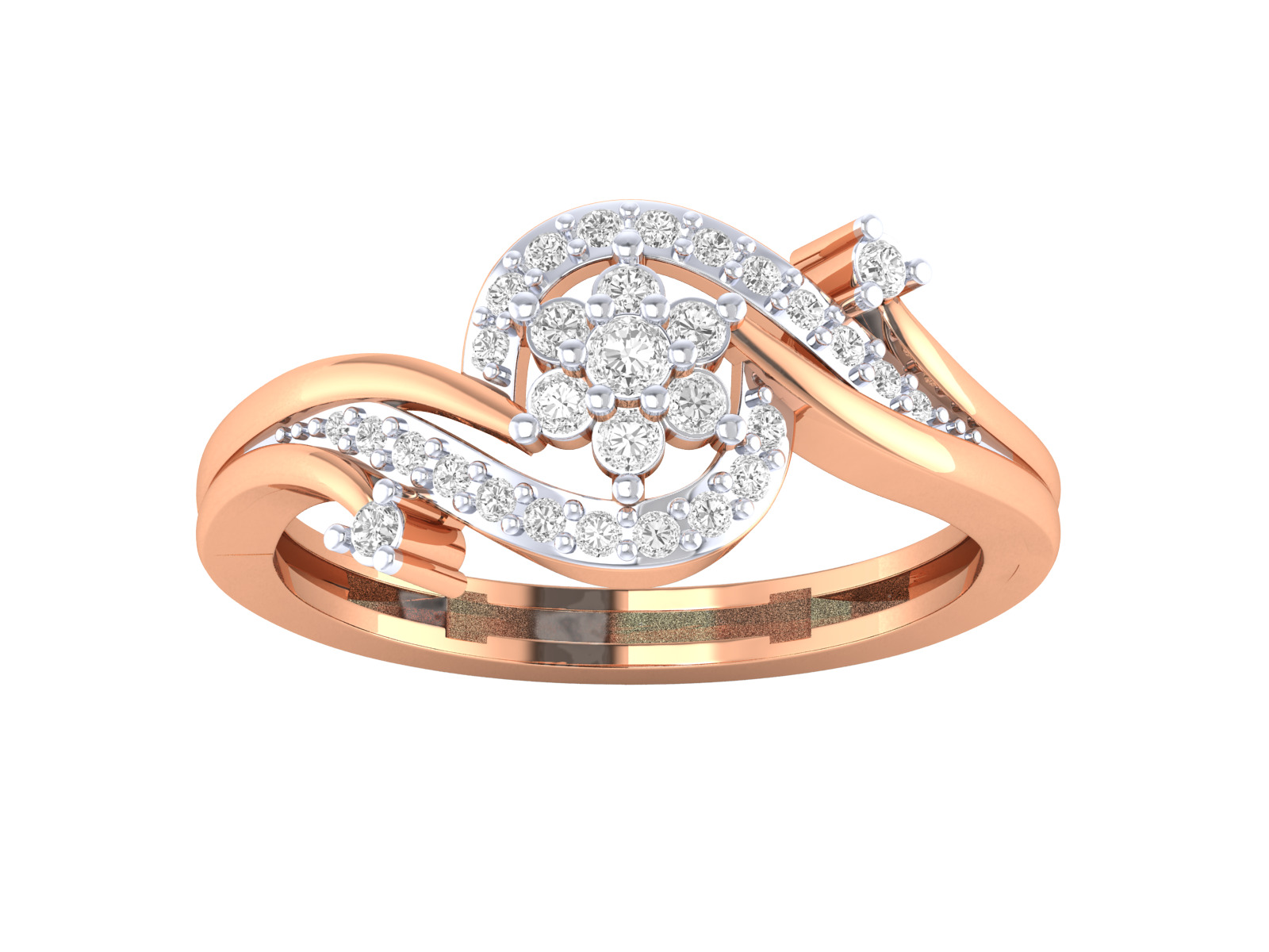 Women Ring Render 3dm STL MTL SLC JCD OBJ FBX Details 3D print model_13