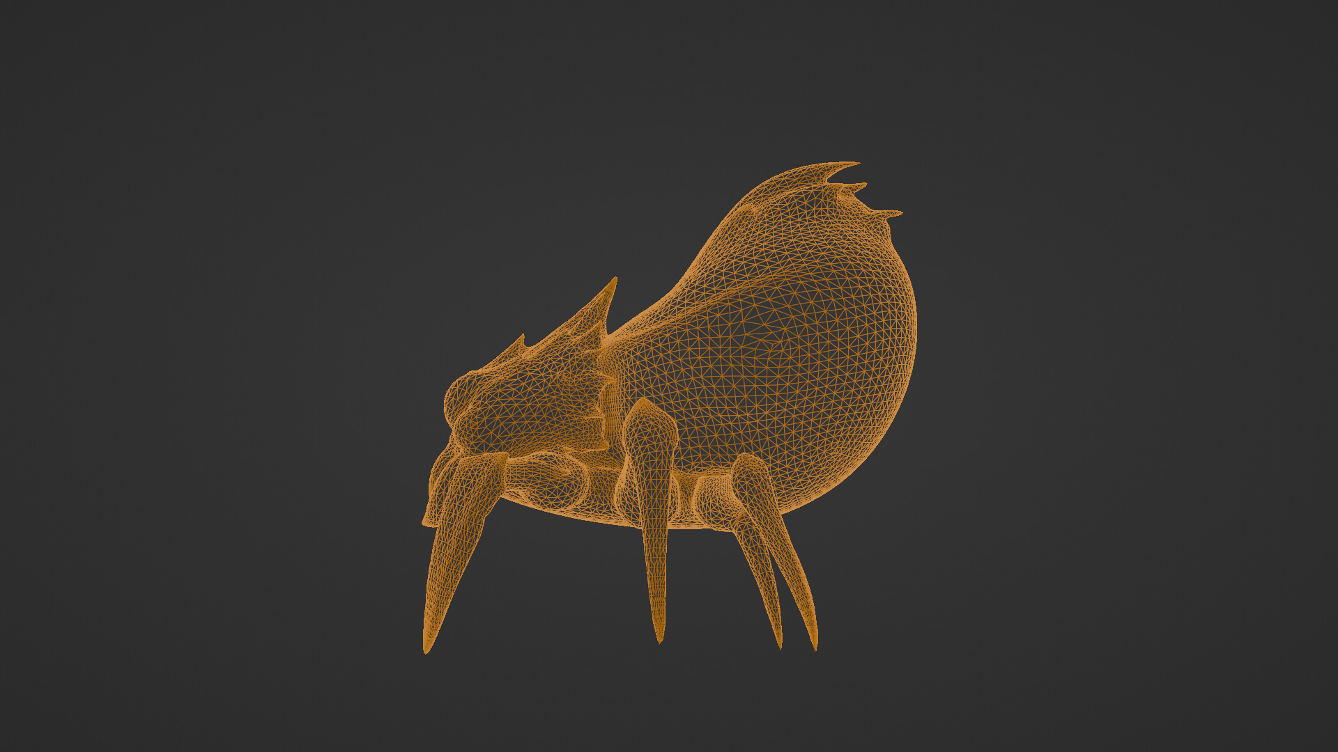 Stylized Cartoon Spider  Low-poly 3D model_16