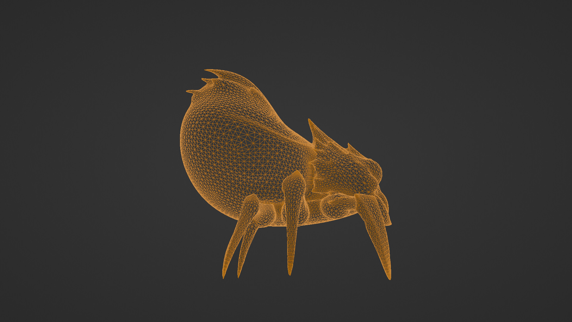 Stylized Cartoon Spider  Low-poly 3D model_18