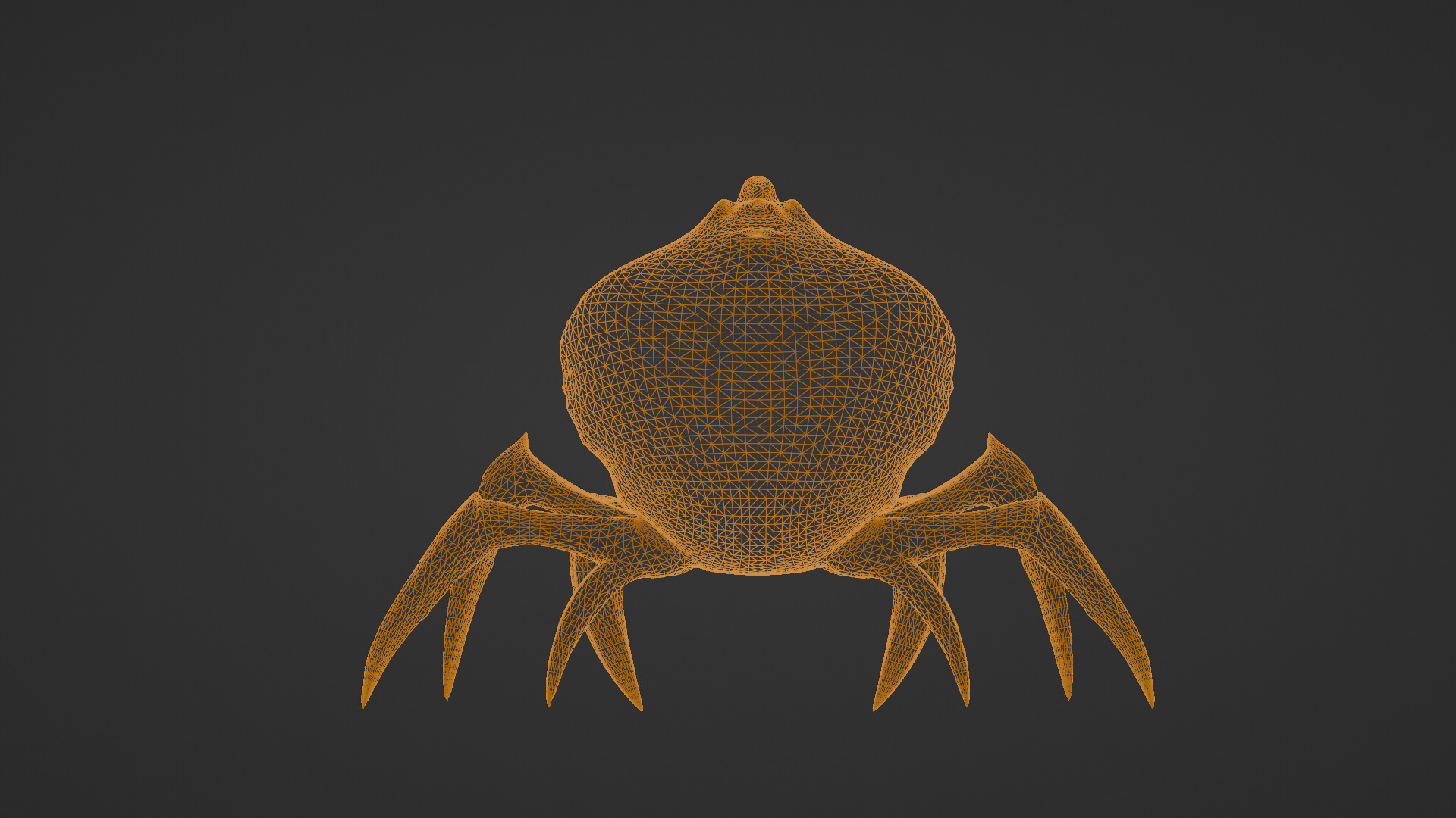 Stylized Cartoon Spider  Low-poly 3D model_17