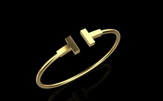 Oval bracelet model 1362 3D print model