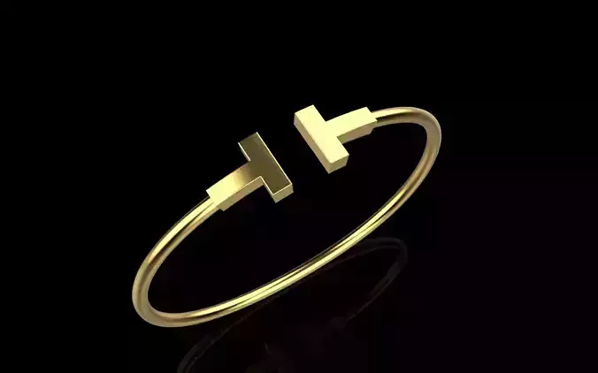 Oval bracelet model 1362