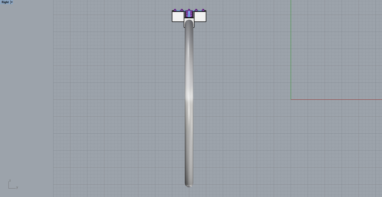 Oval bracelet with gems mmodel 1361 3D print model_7