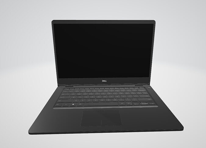 Laptop Dell Inspiron 3D model