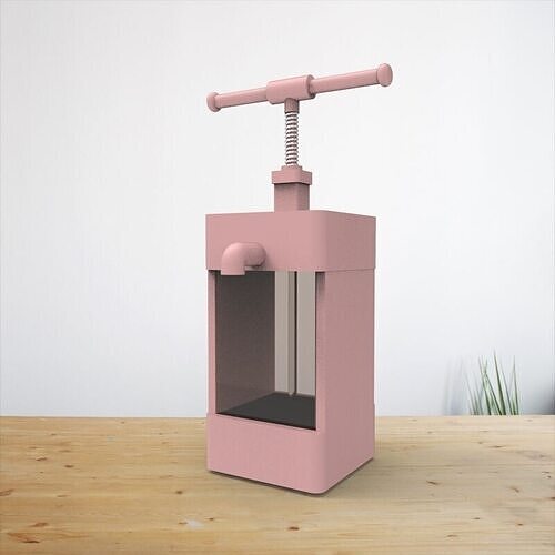 Soap pump 3D print model
