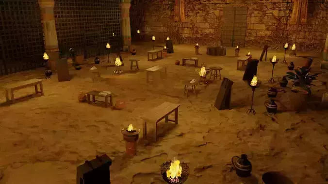 Ancient Egypt Punishment Set Mummification Tools