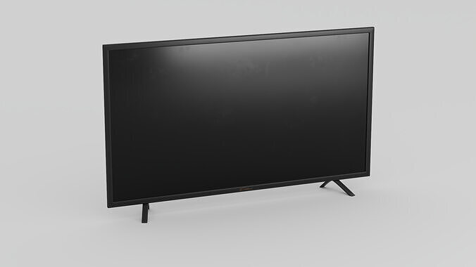 TV 01 Low-poly 3D model