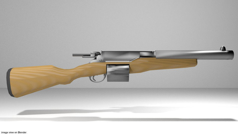 Revolver - Shortgun Type 1 3D model_1