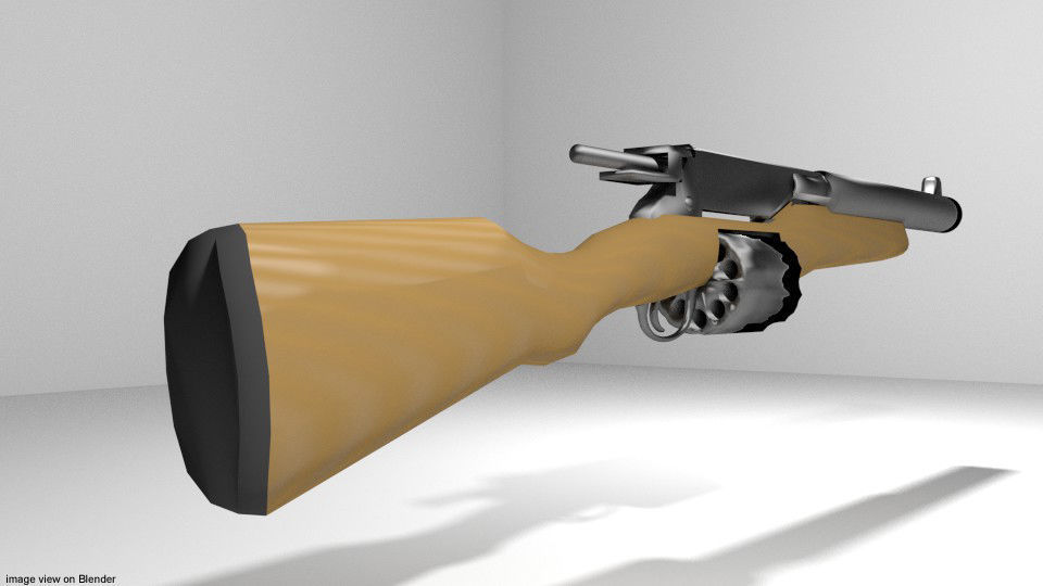 Revolver - Shortgun Type 1 3D model_2
