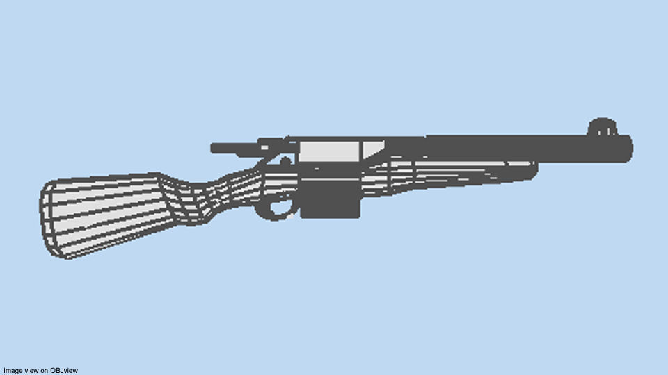 Revolver - Shortgun Type 1 3D model_4
