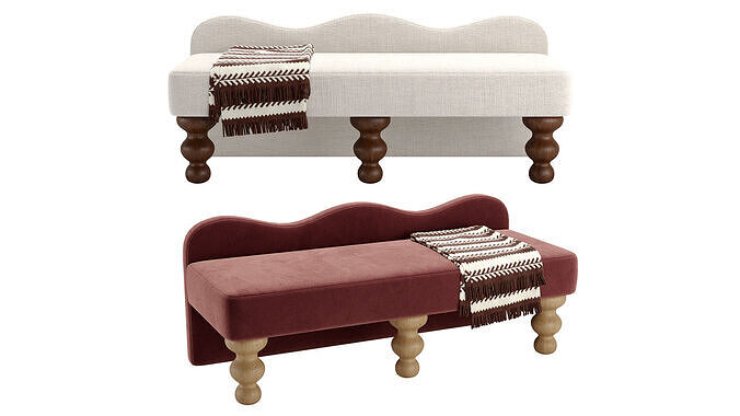 Celine Bench 3D model