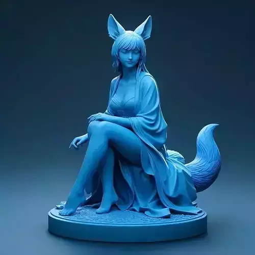1186Fox Spirit Woman in Pu Song Ling Style beast