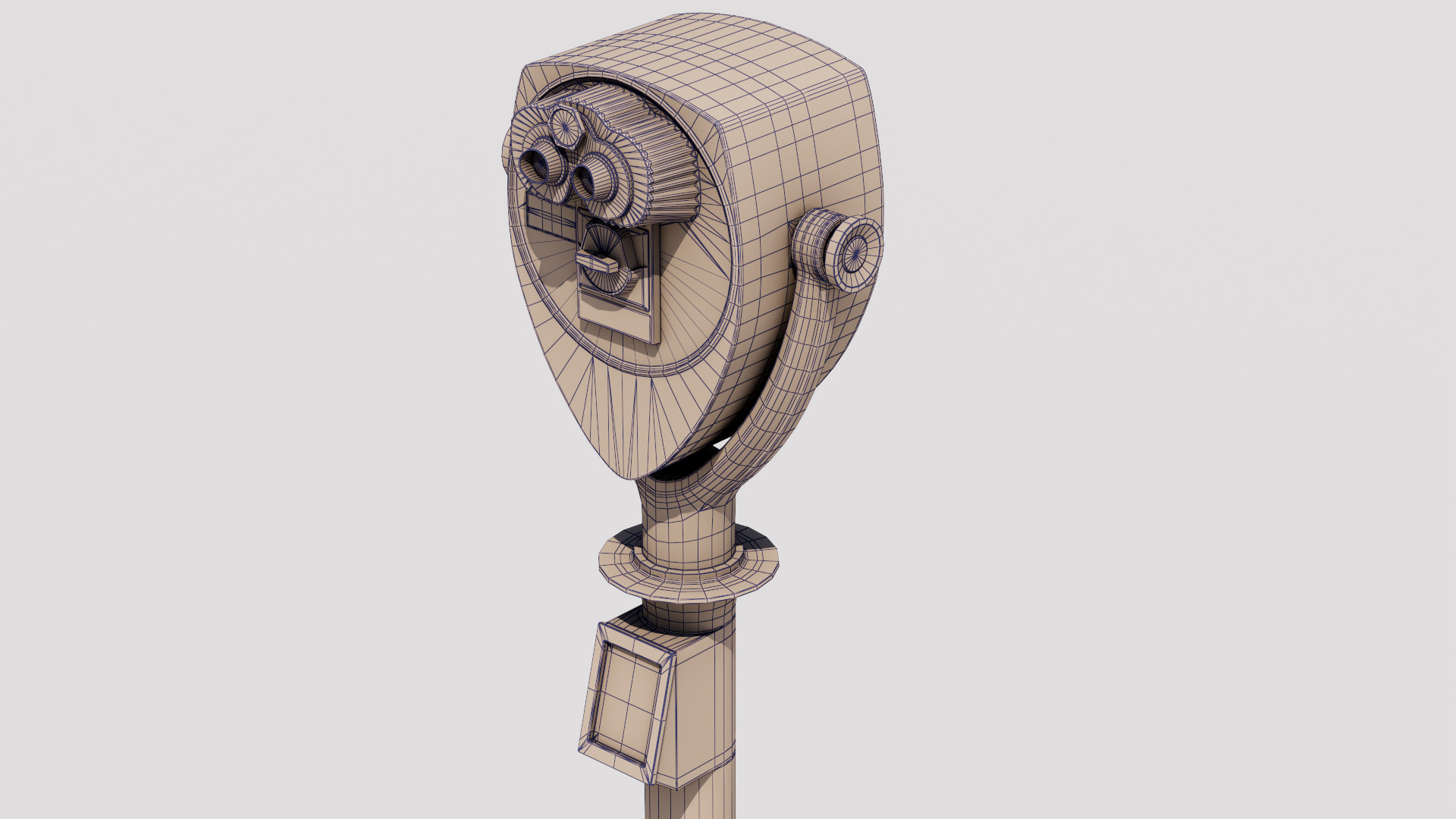 Tower Viewer Low-poly 3D model_9