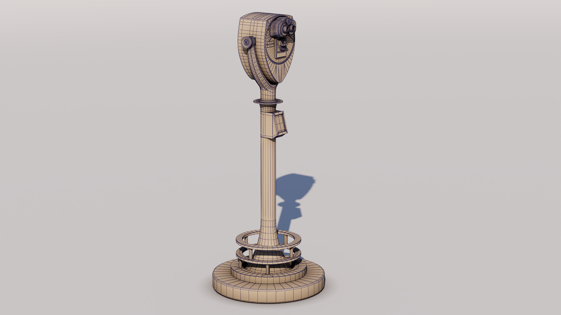 Tower Viewer Low-poly 3D model_8