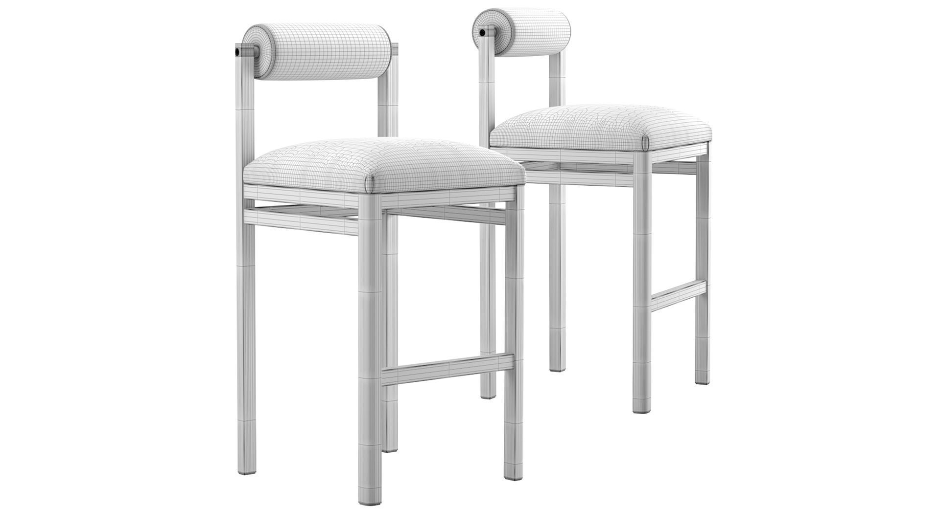 The Thayer Stool 3D model_7