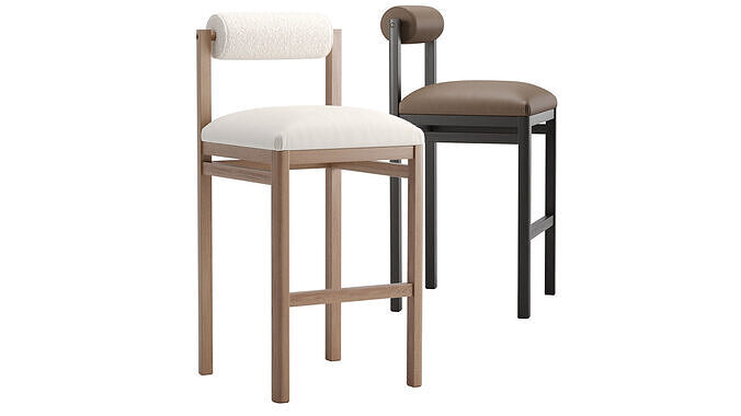 The Thayer Stool 3D model