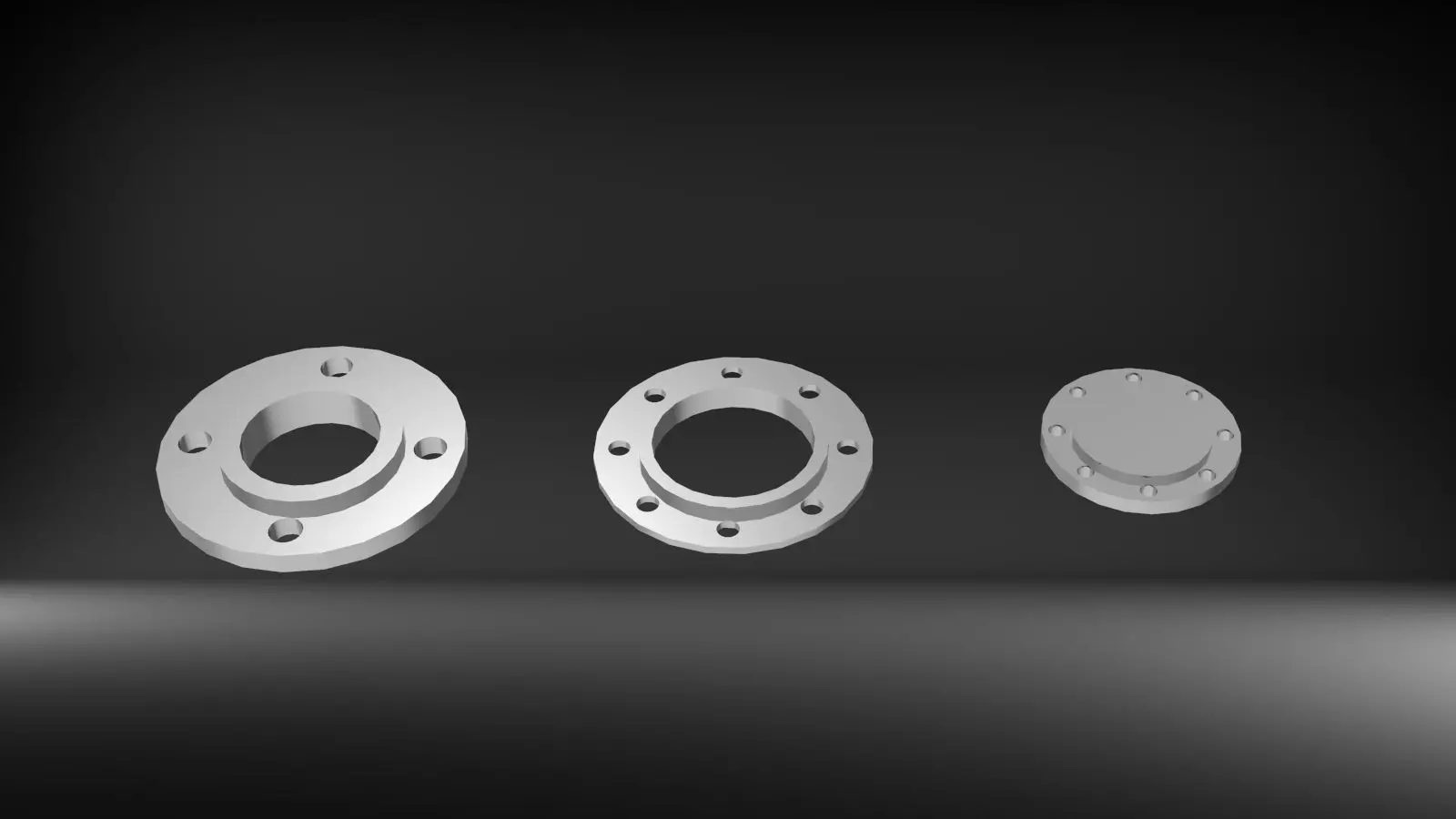 type of flanges 3D print model