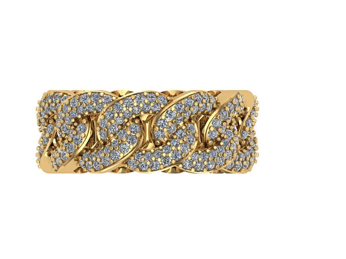 Cuban ring 3D print model_1