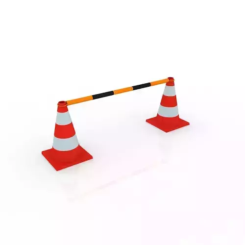 Road Safety Cone 3D model
