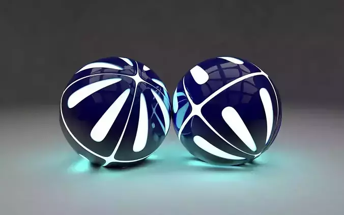 Logo animation   Armored ball Free 3D model