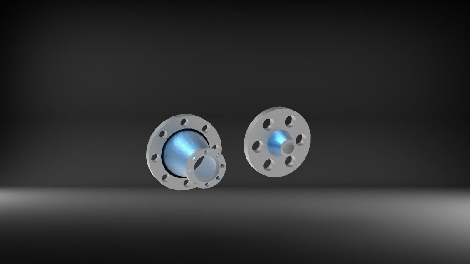 type of flanges 3 3D print model