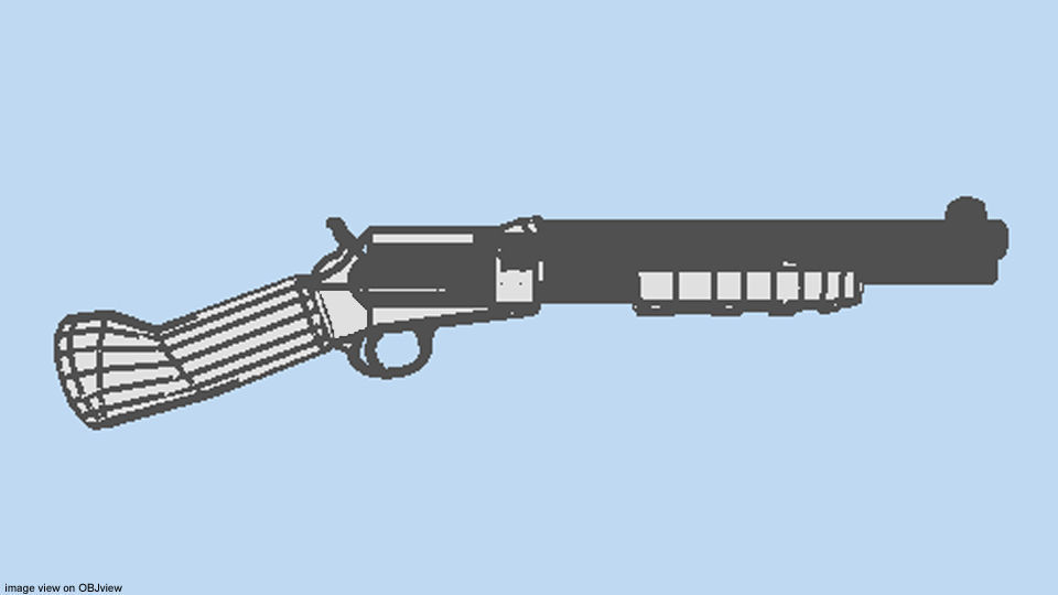 Revolver - Shortgun Type 2 3D model_4