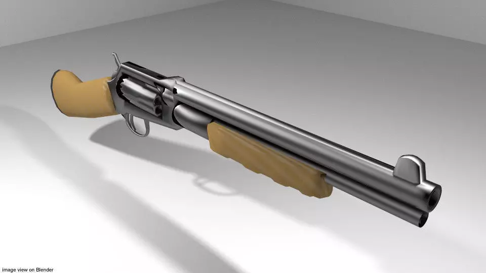 Revolver - Shortgun Type 2 3D model_0