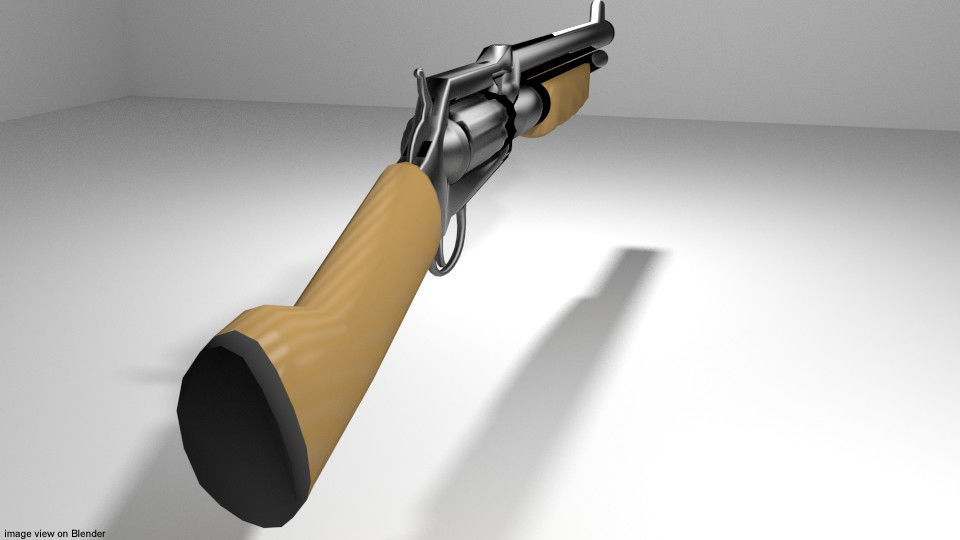 Revolver - Shortgun Type 2 3D model_2