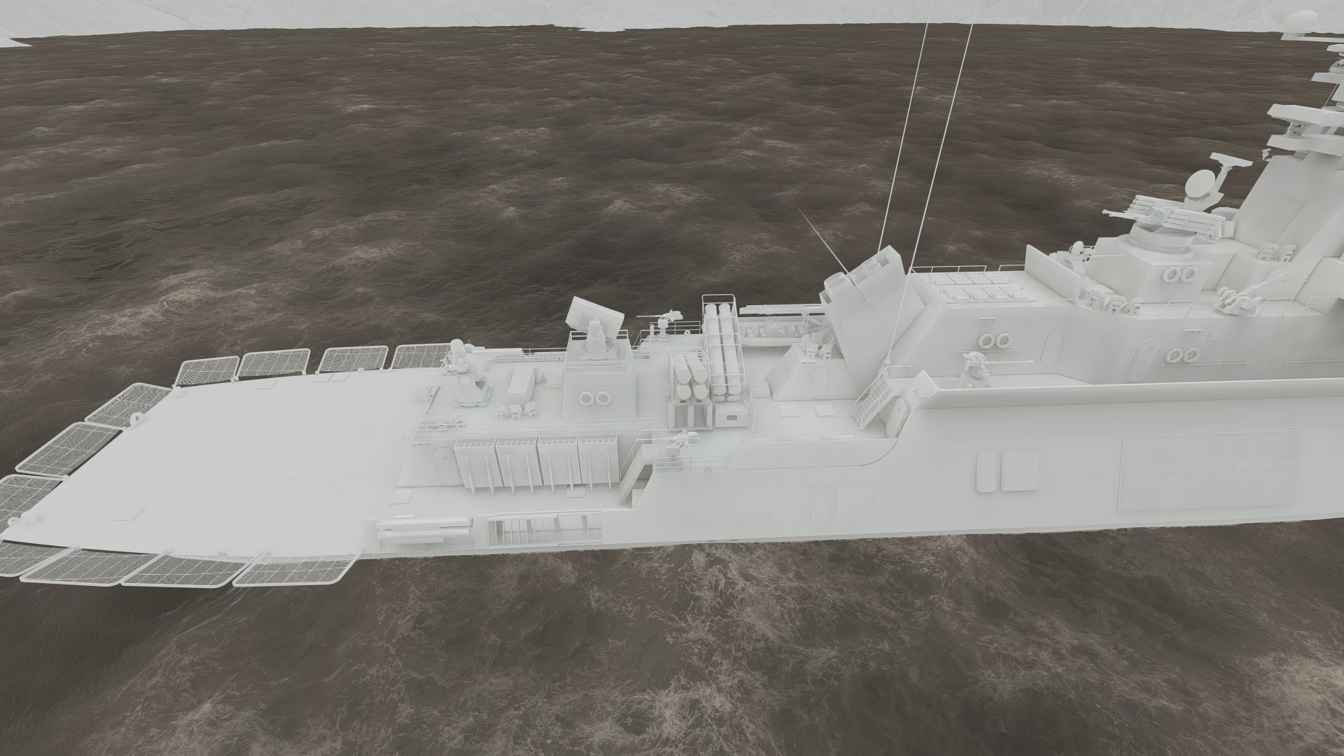 MULTIROLE COMBAT CORVETTE 3D model_41