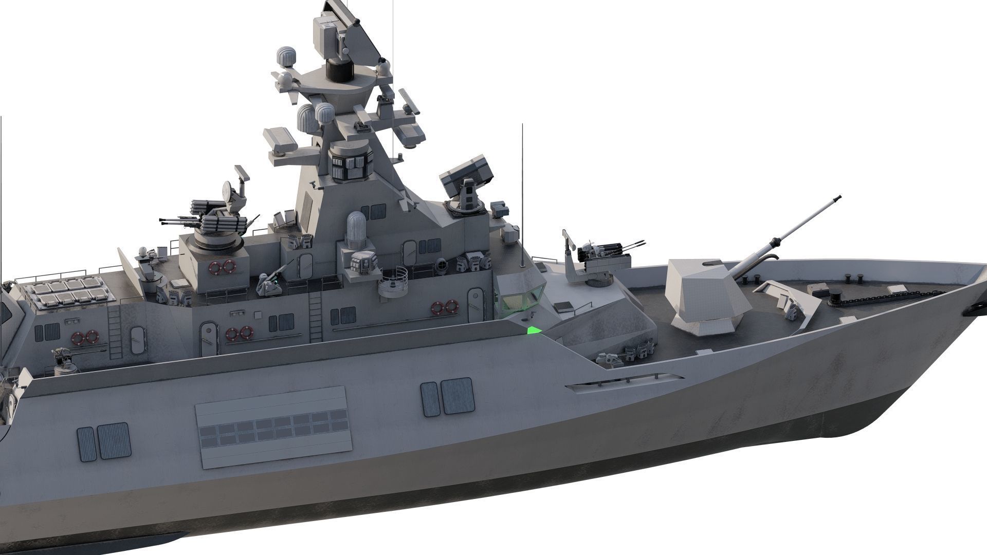 MULTIROLE COMBAT CORVETTE 3D model_3