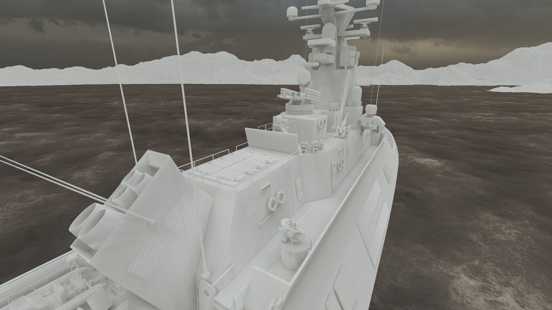 MULTIROLE COMBAT CORVETTE 3D model_44