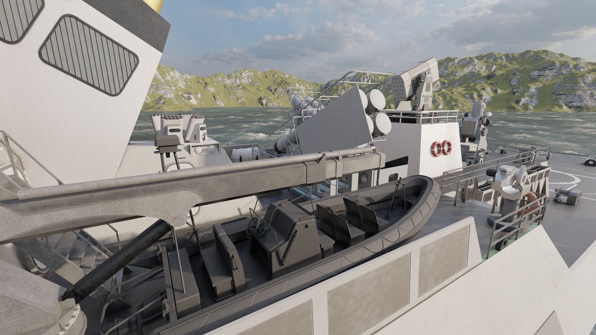 MULTIROLE COMBAT CORVETTE 3D model_21