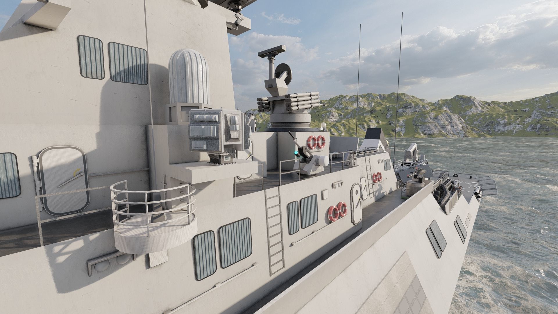 MULTIROLE COMBAT CORVETTE 3D model_20