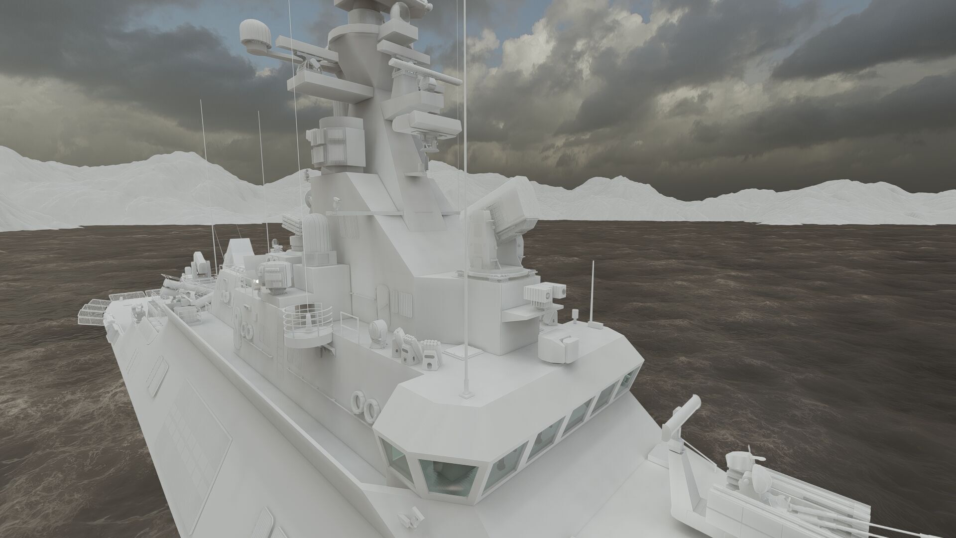 MULTIROLE COMBAT CORVETTE 3D model_40