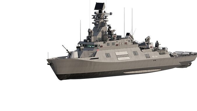 MULTIROLE COMBAT CORVETTE 3D model